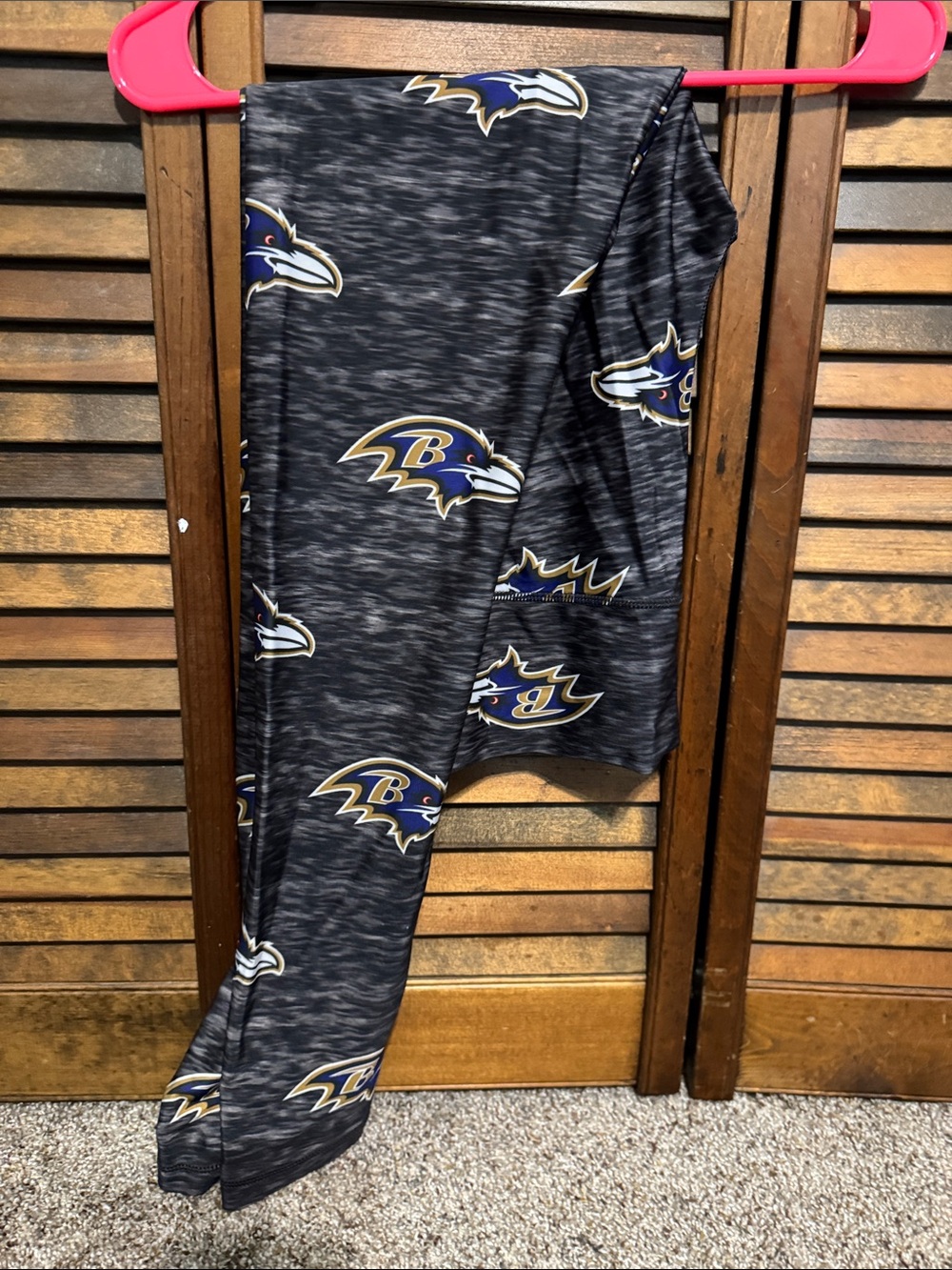 NFL Baltimore Ravens Black & Purple Logo leggings Pants